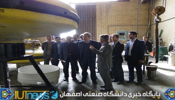 بازدید معاون علمی وفناوری رئیس جمهور از توانمندی ها و دستاوردهای دانشگاه صنعتی اصفهان
