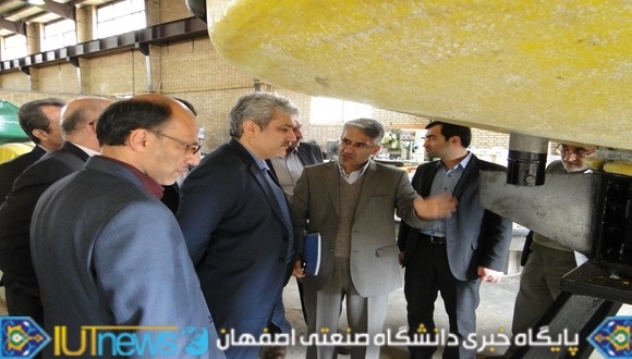 بازدید معاون علمی وفناوری رئیس جمهور از توانمندی ها و دستاوردهای دانشگاه صنعتی اصفهان